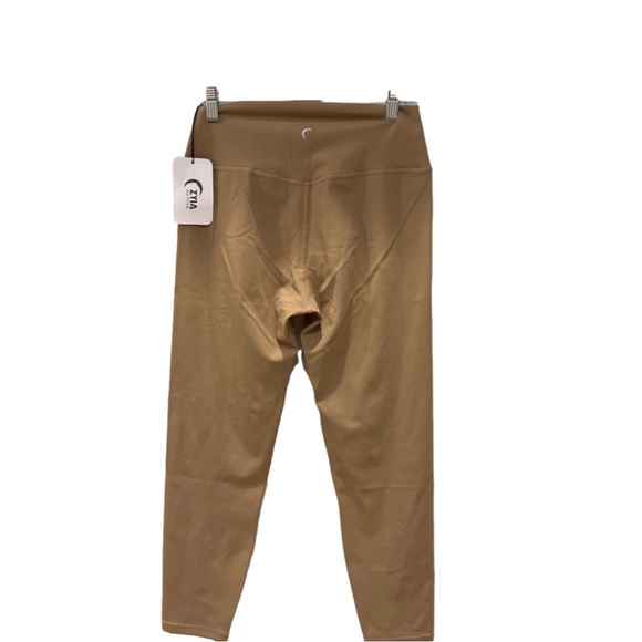 ZYIA Active Cocoa Streamline Hi-rise Leggings 7/8 24" NWT - Picture 4 of 7